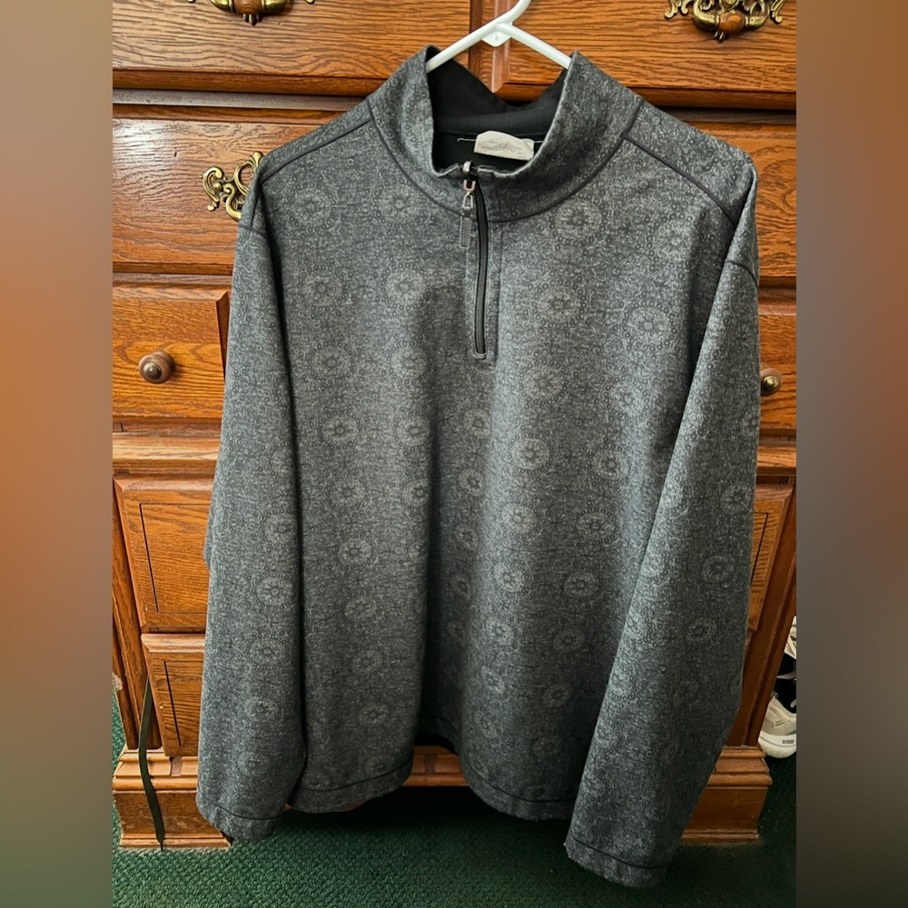 Men’s Age of Wisdom size XXLT zip up shirt. Worn but much life left.
